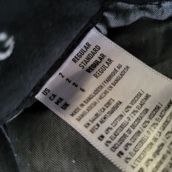 American Eagle Size 2 Jegging Super Stretch‎ X Jeans Medium Black Distressed - Picture 4 of 11